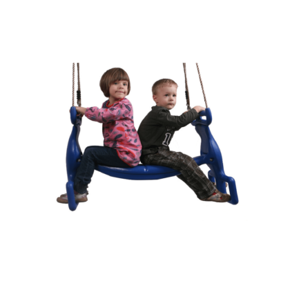 Laste plastikust kahekohaline kiigeiste (punane)