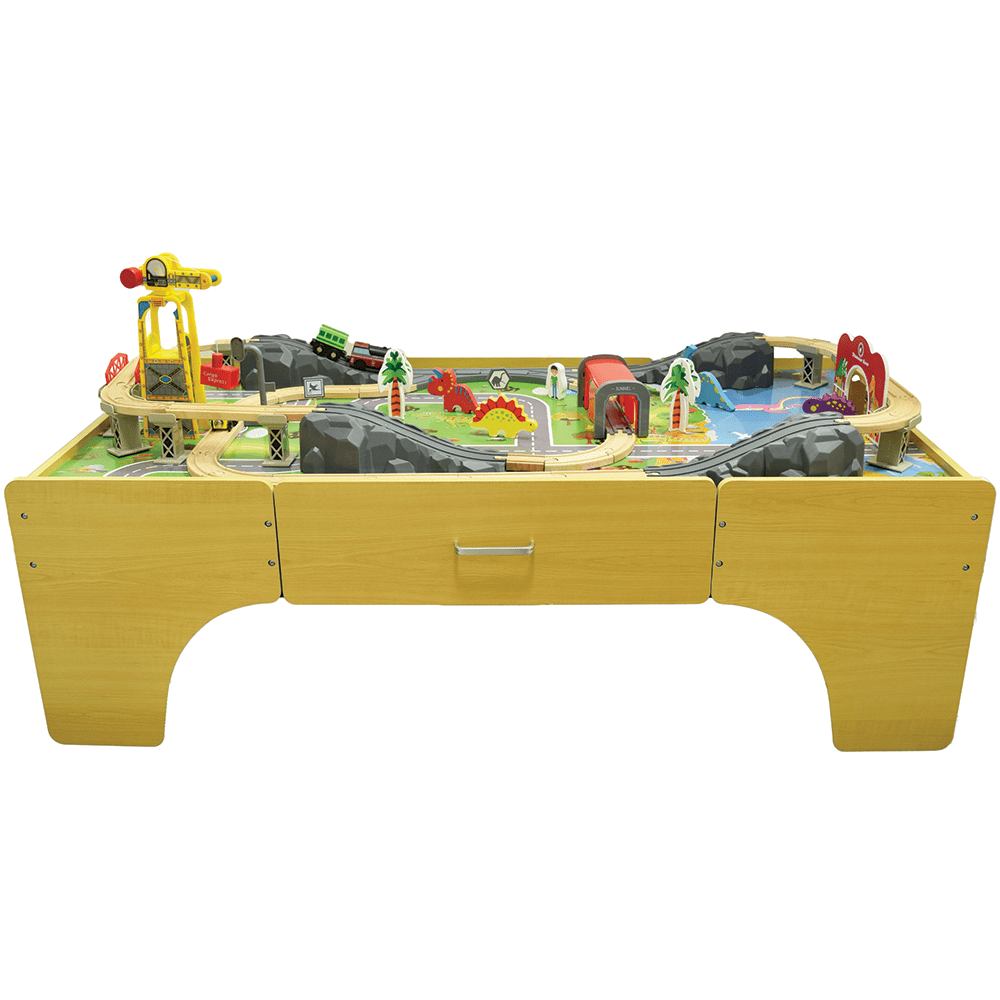 Puidust mängulaud dinosaurustega Puidust mängulaud dinosaurustega