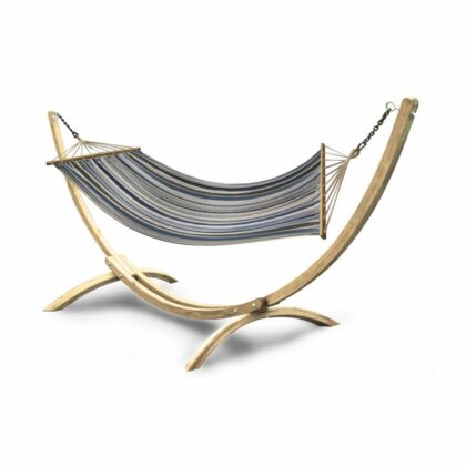 Raamiga võrkkiik LAZY MAX (sinakas)