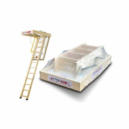 Puidust pööningutrepp NORDIC, 130 x 60 cm