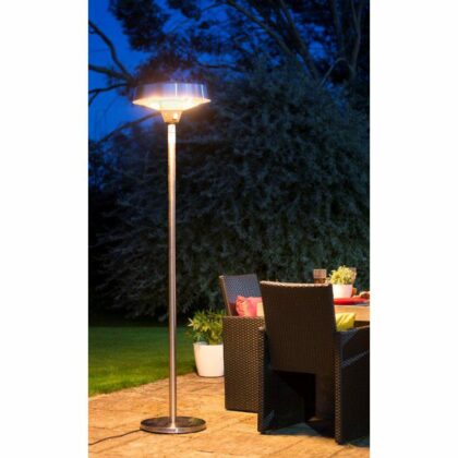 Infrapuna soojuskiirgur SATURN jalaga (hõbe), 2000W