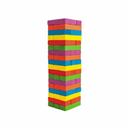 Värviliste puuklotside mäng