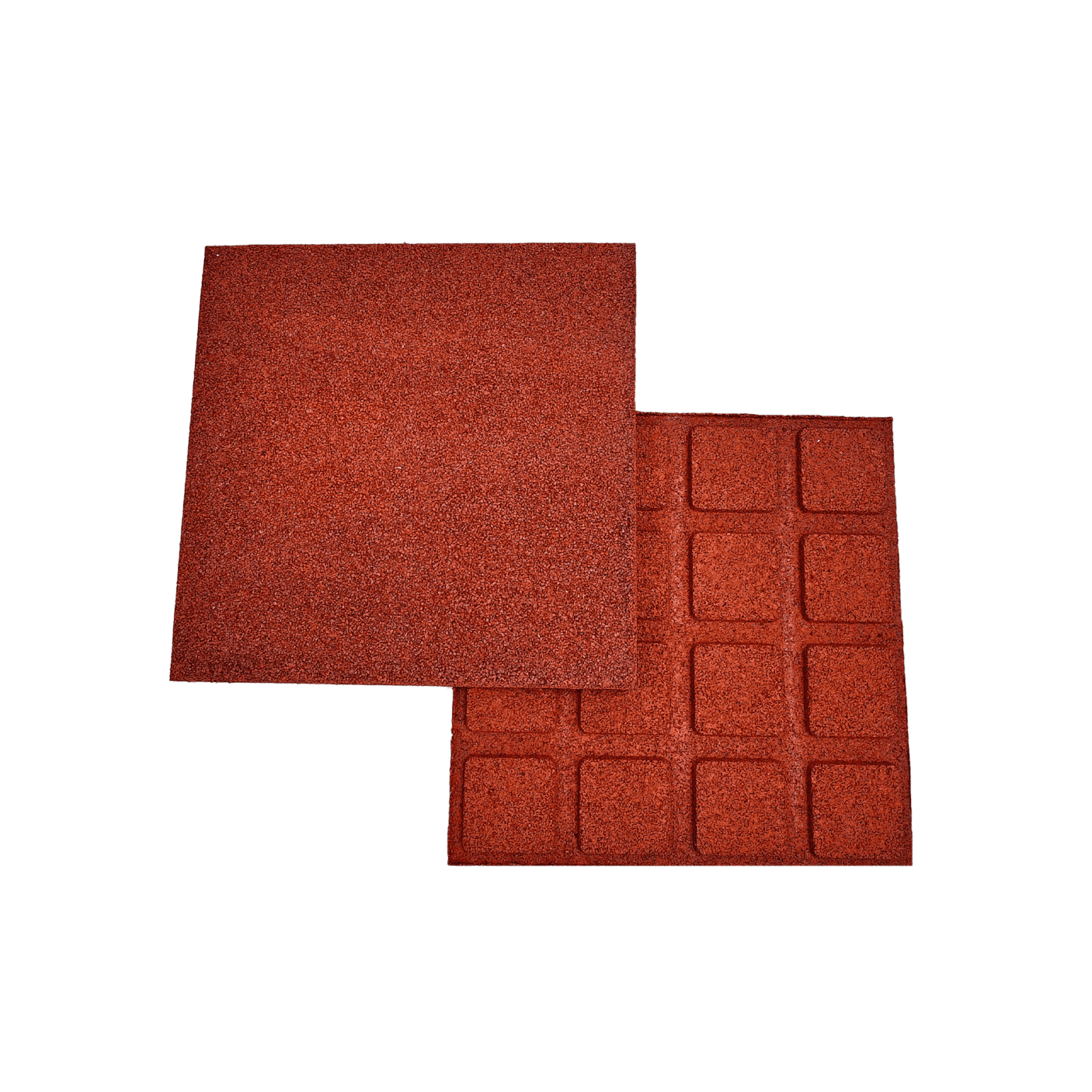 Laste mänguväljakute kummist põrandakate 40 mm (punane)