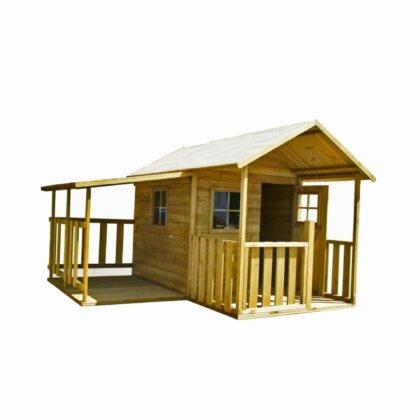 Laste mängumaja PAULINE lisa katusealusega