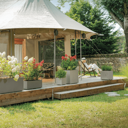 Lillepott veepaagiga, 39 cm, Kvarts