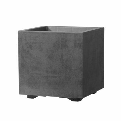 Lillepott veepaagiga, 25 cm, Antratsiit