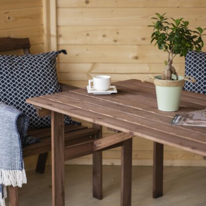 Puidust aiamööbli komplekt ROGER