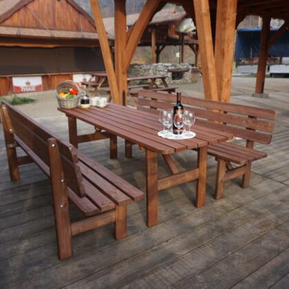 Puidust aiamööbli komplekt HARRI