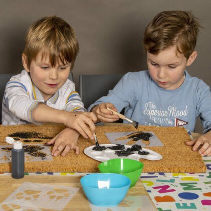 Uksematt joonistamiseks, Käpad, 60x40 cm