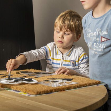 Uksematt joonistamiseks, Käpad, 60x40 cm