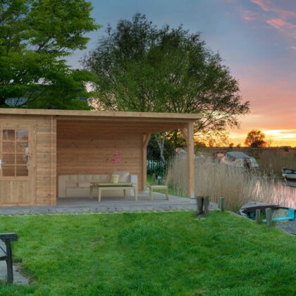 Puidust aiamaja ELLA, 6,9 + 10,0 m2