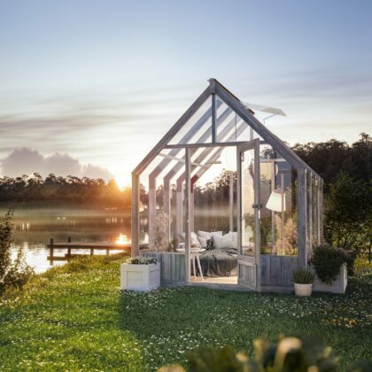 Klaasist aiamaja EMILIA, 5,4 m2