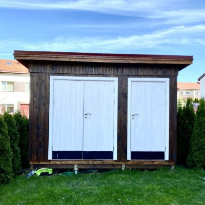 Puidust kuur KALLE, 13,5 m2