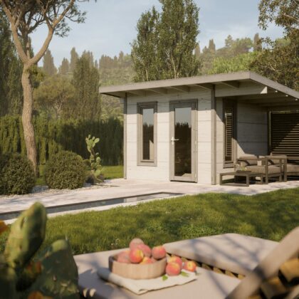 Puidust suvemaja GRACE, 8,1 + 4,1 m2