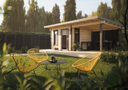 Puidust suvemaja GRACE, 8,1 + 8,1 m2