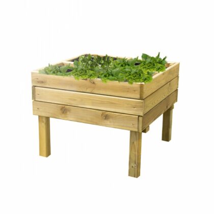 Kõrgendatud puidust taimekast, 64 x 64 x 50 cm