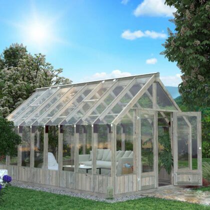 Klaasist aiamaja EMILIA, 13,8 m2