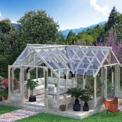 Klaasist aiamaja EMILIA, 19,1 m2