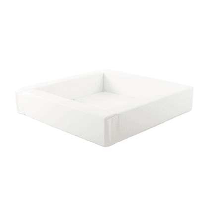 Pehme pallimere bassein 130 x 130 cm, valge