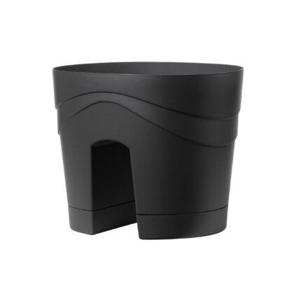 Lillepott rõdule, 30 cm, Antratsiit