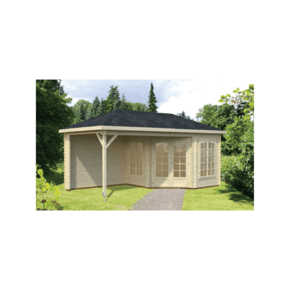 Puidust paviljon MELANIE, 7 + 8,1 m2