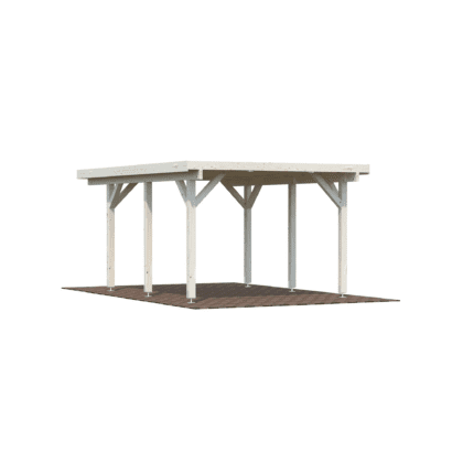 Puidust autovarjualune KARL, 11,7 m2