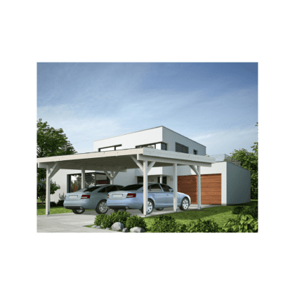 Puidust autovarjualune KARL, 20,6 m2