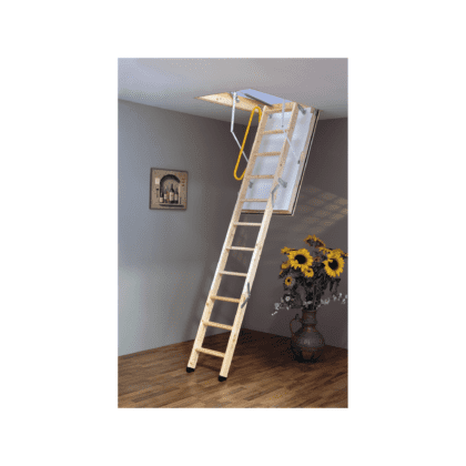 Puidust pööningutrepp NORDIC, 90 x 80 cm