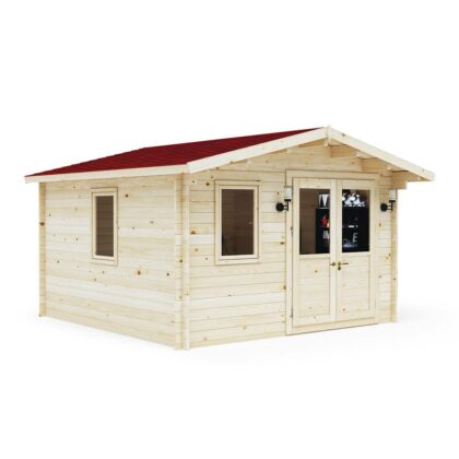 Puidust aiamaja GIANNA, 13,8 m2