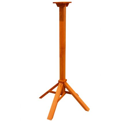 Puidust alus linnusöögimajale (pruun)