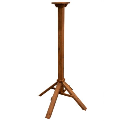 Puidust alus linnusöögimajale (tumepruun)