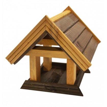 Puidust linnusöögimaja, Varblane (pruun)