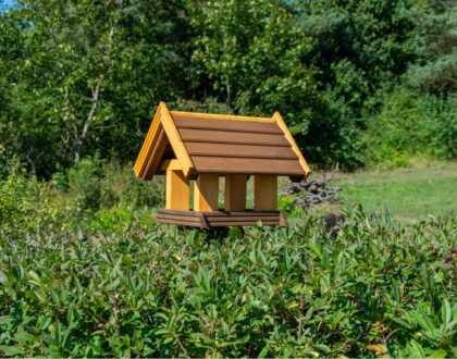 Puidust linnusöögimaja, Varblane (pruun)