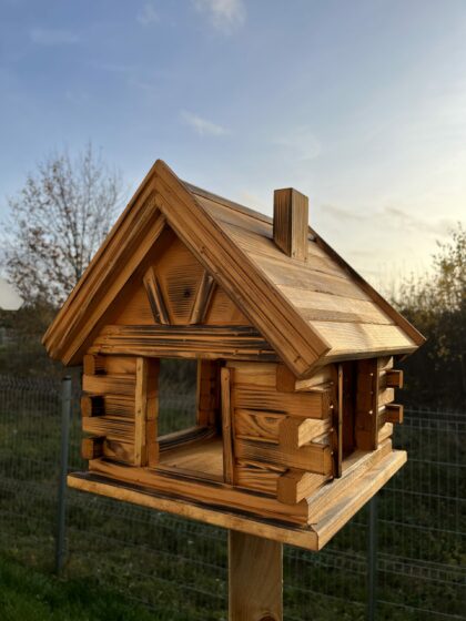 Puidust linnusöögimaja, Talvike