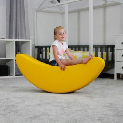 Pehme kiikuv mänguklots BANAAN, kollane