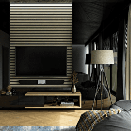 Akustiline seinapaneel, 265 x 30 cm, Ash