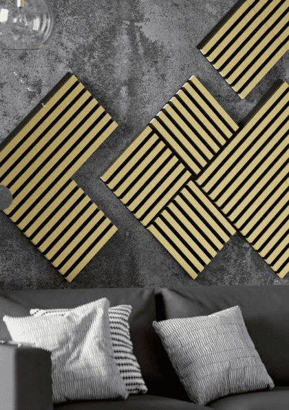 Akustiline seinapaneel, 30x30x2 cm, Oak