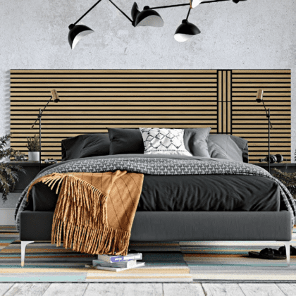 Akustiline seinapaneel, 265 x 30 cm, Oak