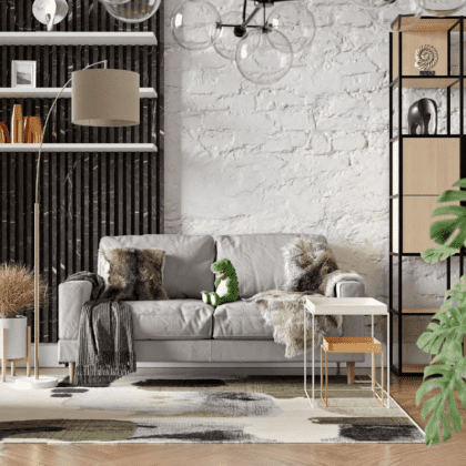 Seinapaneel, 275 x 17,2 cm, Black Marble