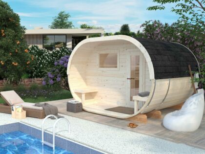 Puidust välisaun ANETE, 3+1,5m2