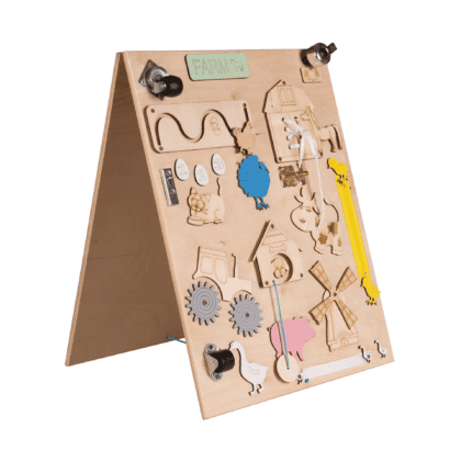 Puidust kahepoolne tegelustahvel FARM