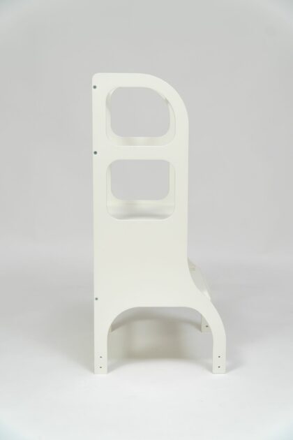 Laste puidust torntool, reguleeritava kõrgusega, valge