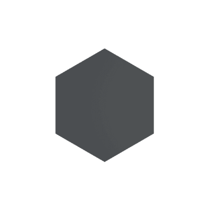 Dekoratiivpaneel Hexagon, 30x30 cm, Black