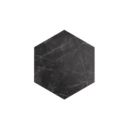 Dekoratiivpaneel Hexagon, 30x30 cm, Black Marble