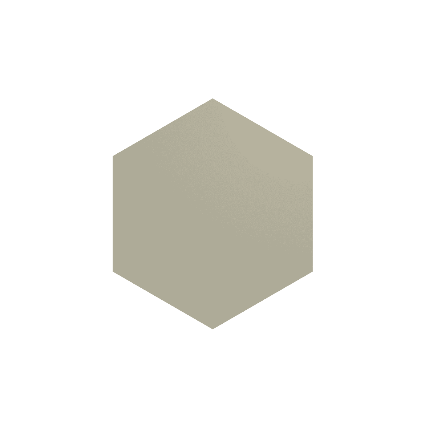 Dekoratiivpaneel Hexagon, 30x30 cm, Olive