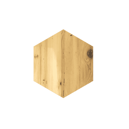 Dekoratiivpaneel Hexagon, 30x30 cm, Spruce