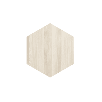 Dekoratiivpaneel Hexagon, 30x30 cm, White ash