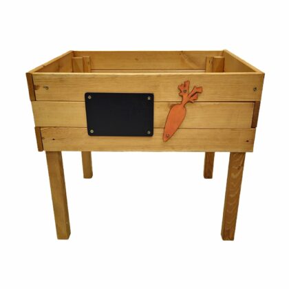 Laste kõrgendatud puidust taimekast PORGAND, pruun