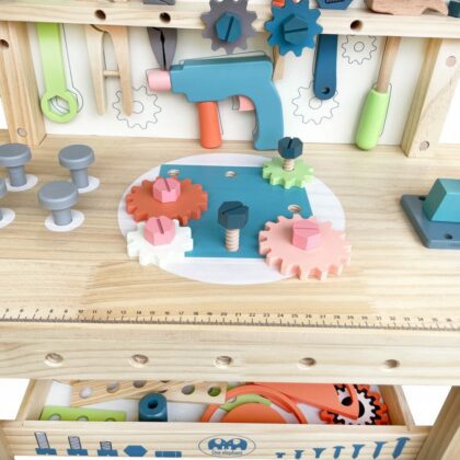 Laste puidust tööriistalaud