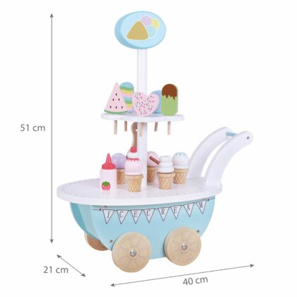 Puidust jäätisekäru, Sorbett